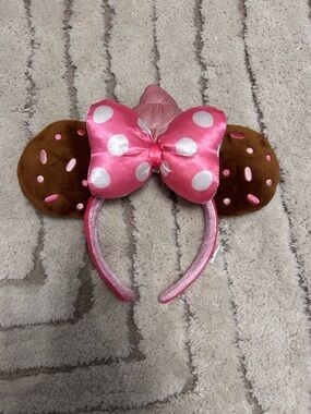 Disney Parks Minnie Mouse Munchling Snack Ears Headband EUC